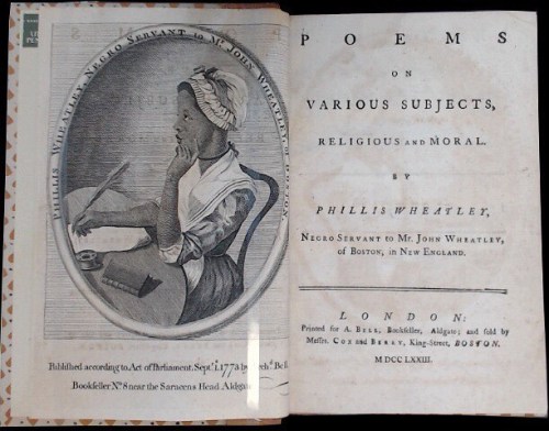 Prolific poet Phillis Wheatley pioneered a space for black women in American literature when her col