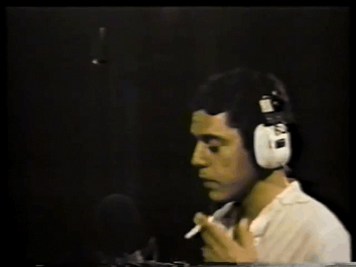 Chico Buarque in the studio, 1979