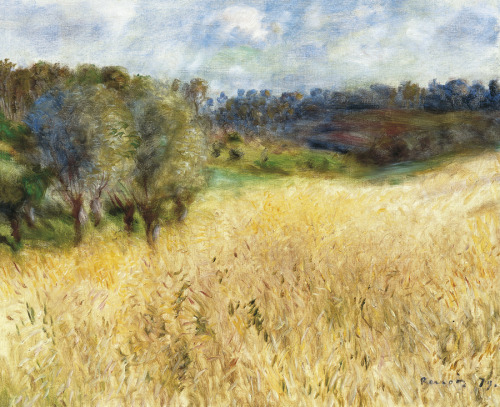 Cornfield, 1879, Pierre-Auguste Renoir.