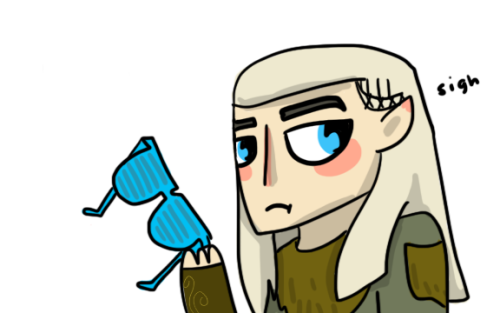 marxandria:Legolas reports back to his father.