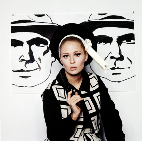  Faye Dunaway in publicity photos for the film Bonnie and Clyde by Milton Greene,1967 