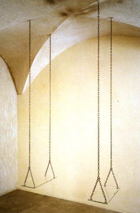 uncoolgallery - Mona Hatoum | A couple (of swings), 1993.