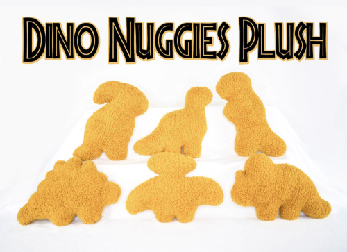 snootyfoxfashion:Dino Nuggies Plush from