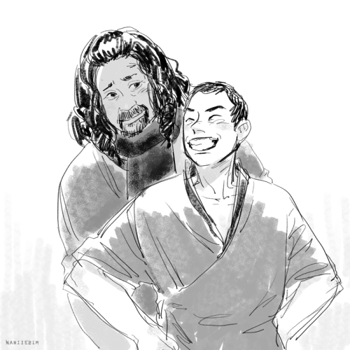 naniiebimworks:I have not drawn these guys for such a long time. I miss these dumbass husbands.