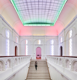 jewist:  Of Lights and Colours by yushimoto_02 [christian] on Flickr. Amsterdam - Stedelijk Museum Light Installation by Dan Flavin. 