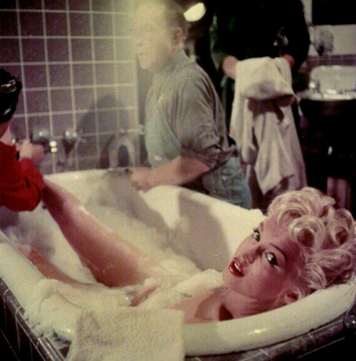 Marilyn Monroe on the set of The Seven Year Itch, 1954.