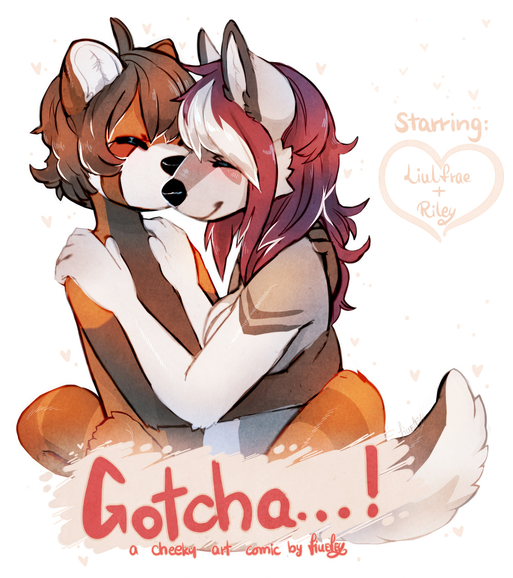 fudge-the-otter:“Gotcha…!” by Fiuefey Permission to post Granted by artistAHHHHtoocute
