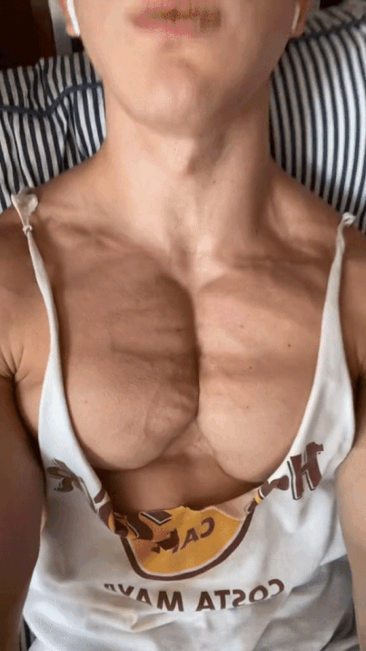 Your fag tits will never be big enough. Keep pumping, roiling, and growing those muscle breasts unti