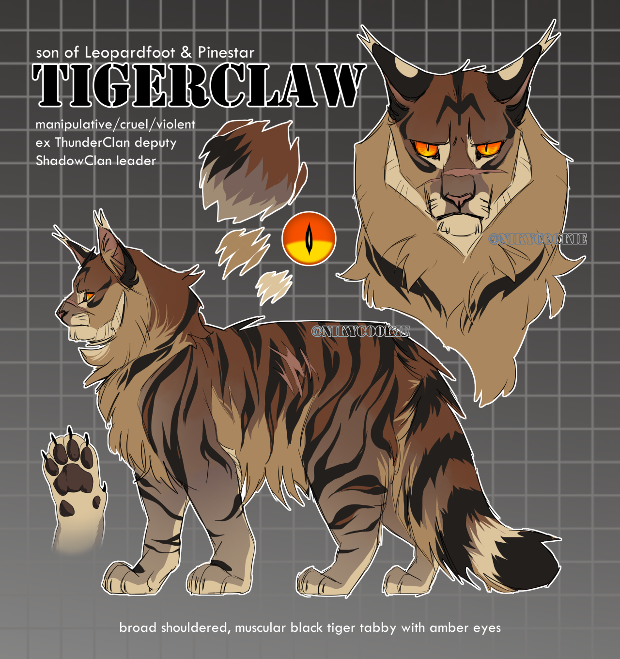 Ritwells (COMM'S OPEN!) on X: haven't drawn cats in a while but here are  my interpretations of a few Warrior Cats characters in my style   / X