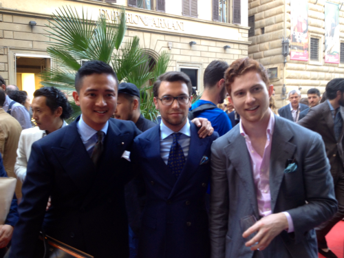 Pitti 86 with Alan and Jake