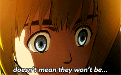 the104thsquad:Eren & Armin + haven’t you ever heard of a fucking jinxGOD DAMMIT GUYS