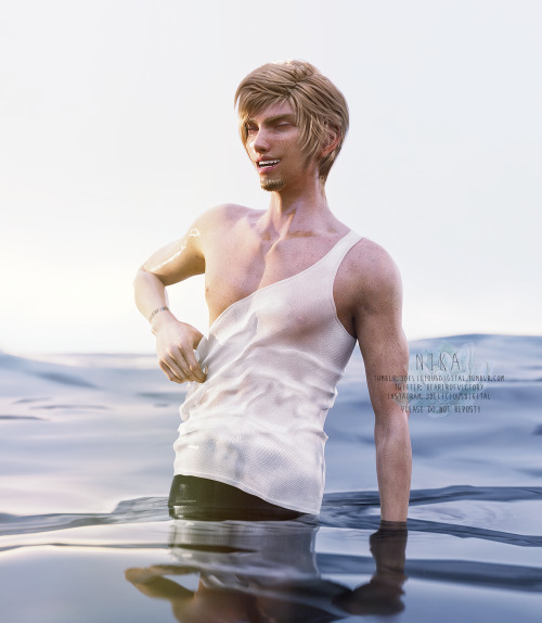 3deliciousdigital: Seaside Series: FFXV Chocobros + Nyx Ulric as bonus (just because), the complete 