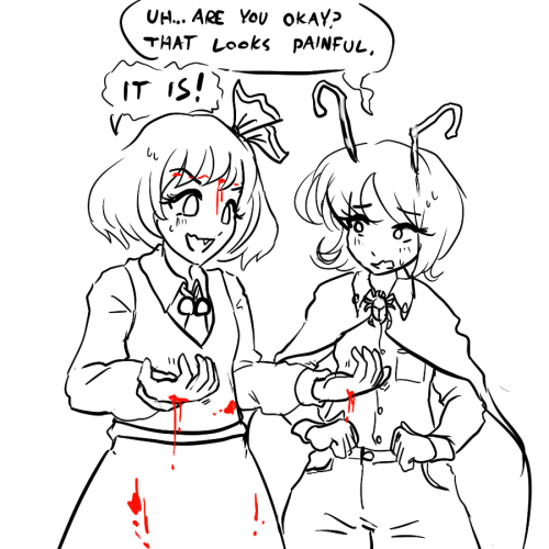 “rumia gets stigmata” seems like a good prompt for a story. somebody write it for me.