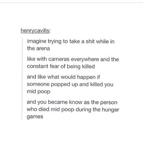  #thg #thehungergames #mockingjay #mockingjaypart2 #poop #bathroomhumour #fandoms #fandom #fangirl #