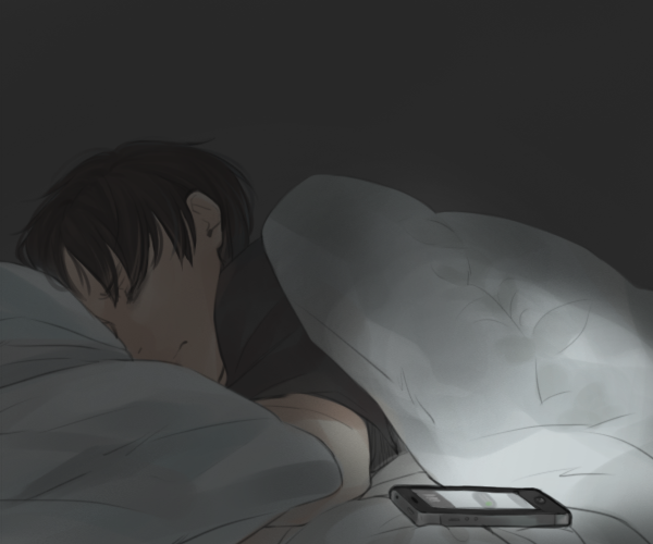 oekaki-chan:  A “morning” birthday wishes from the bae  (´⌣`ʃƪ)