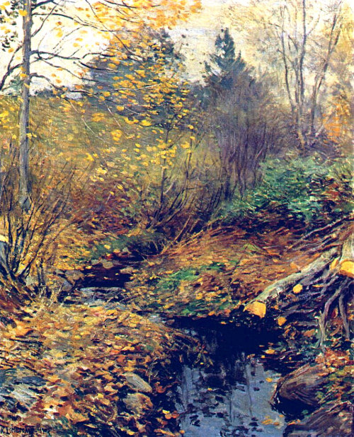 willard-metcalf:Landscape, 1905, Willard Metcalf