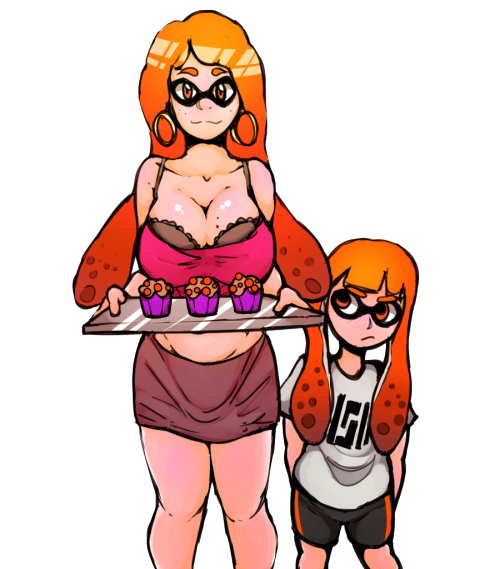 ponehanon:  Super late birthday gift for @trans–backslide! SQUID MILF JUST LIKE YOU ASKED   < |D’‘‘‘