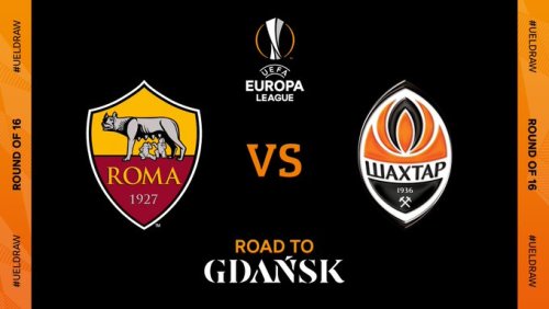 UEFA EUROPA LEAGUE ROUND OF 16 DRAW Ajax vs Young BoysDynamo Kiev vs VillarrealAS Roma vs ShakhtarOl