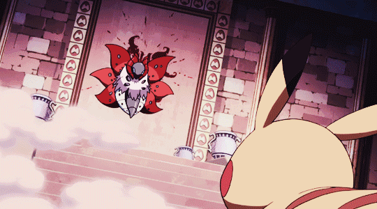      Type your favorite Pokemon in the Gif feature and post the first result!   