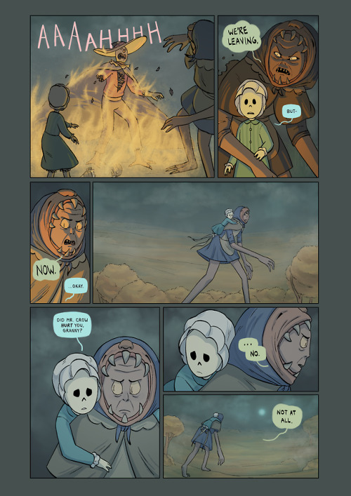 “Thief of the Dead”, an 8 page comic about  a grandmother trying to steal her dead 
