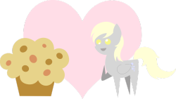 paperderp:  Pointy Love - Derpy x Giant Muffin