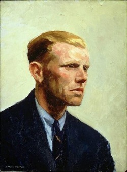 brazenswing:  Edward Hopper Portrait of a man 