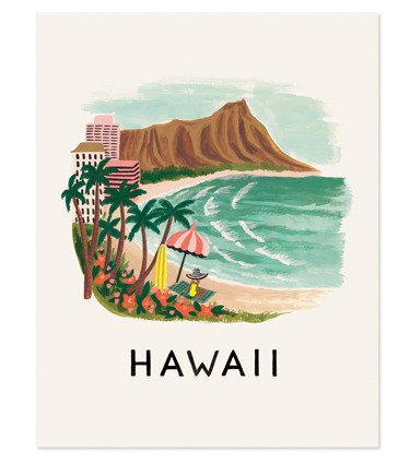 lip-lock:Highlights of the USA | Illustrations by Rifle Paper Co.  It’s always