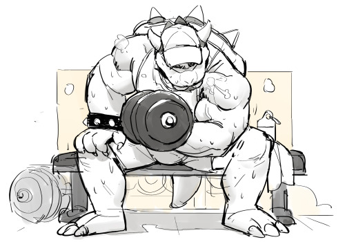 orangeeee:  Testing water with some old bowser work out drawings