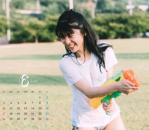 uptou: 馬場ふみか 「2018カレンダーブック」 Apr.・May.・Jun. 