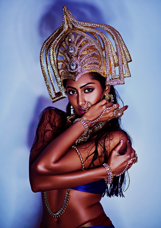 aashiqaanah:   Krithika Babu for Moghamul Chapter II: A portrait series featuring