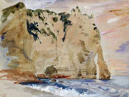 nevver:  Painters of the cliffs of Étretat 