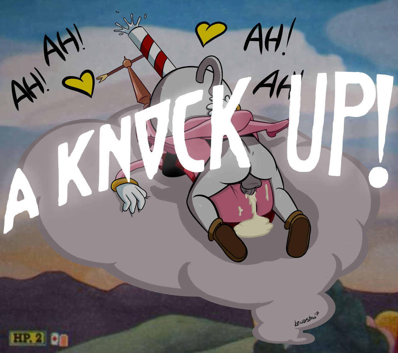 lewdstew:  Cuphead and Hilda Berg in “VANILLA MILKSHAKE”  A great slam and then