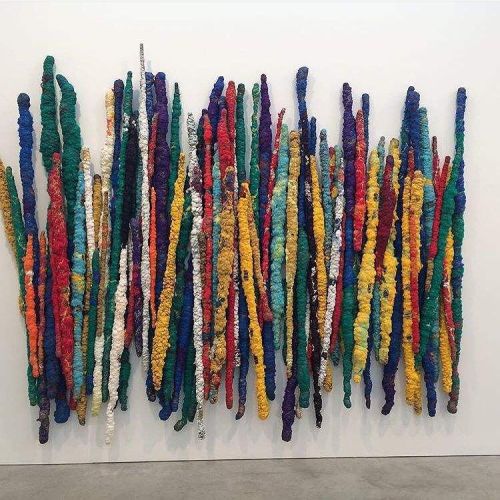 thcrstlshp:Paris-based American artist Sheila Hicks has been creating hand-woven, abstract fiber-bas