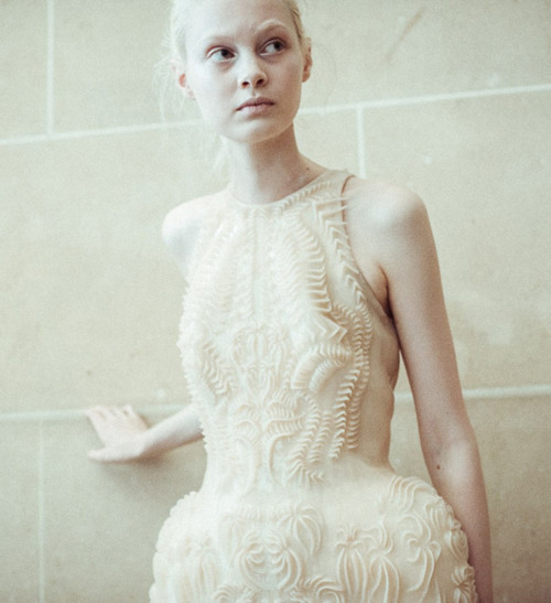 cataclysmmagazine:  Backstage at Iris Van Herpen Couture FW 13/14 by Morgan O’Donovan