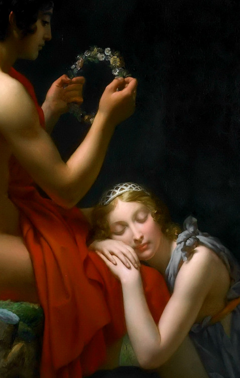 tierradentro:“Daphnis and Chloe&ldquo; (detail), 1824, Baron François Gérard. (original painting her
