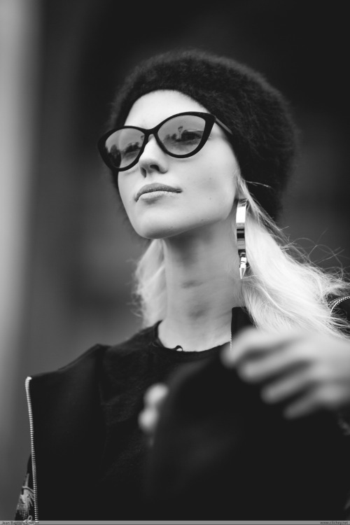 clichey:  Sasha Luss Chanel - Paris Fashion Week HC SS14