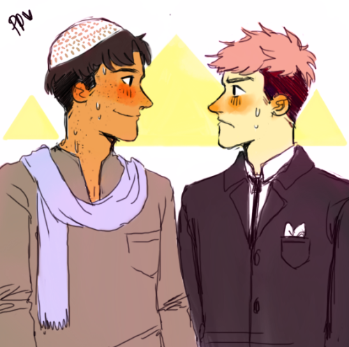 pomegrantekingdom:  60s Egyptian au ┐(´д`)┌