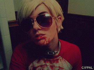 spectredeflector:  Now that I did sad gifs have some typical Dave Strider gifs: demonstuck