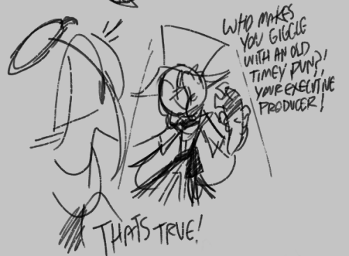 Badly Made Sketches With Tk As Alastor And Croissant As Charlie!!!