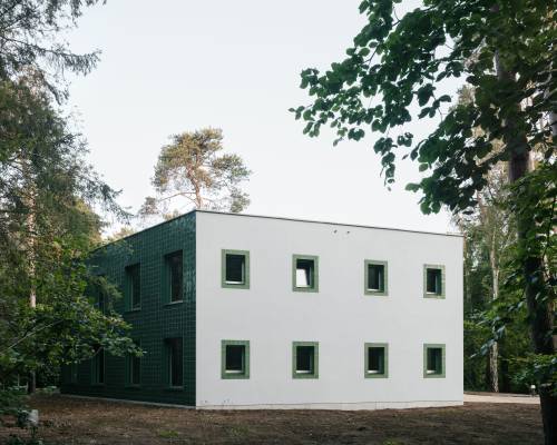 Felt - Villa Kameleon, a private assisted living home, Zoersel 2021. Photos &copy; Stijn Bollaert.