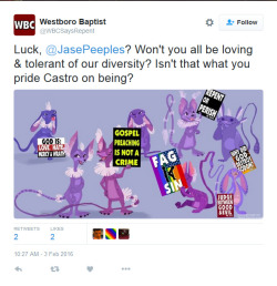 Kikidoodle:  Oh My God Guys!Westboro Baptist Church Has Edited My Artwork And Posted