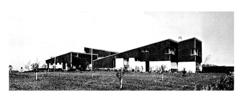 Farm complex in BevaixBevaix, Boudry, Neuchâtel, Switzerland; 1963-64Jakob Zweifel, Heinrich Strickl