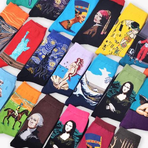 hella90s - FAMOUS PAINTINGS ON SOCKS! Celebrate your...
