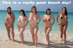 hallohiergehtwasab:  nobreasttoobig:  Just where the hell is this beach?  Freie Auswahl.