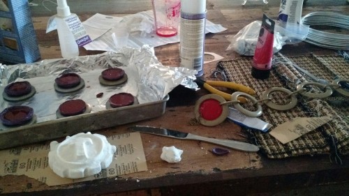 Making my TT communicator and Raven costume for the Houston ComicCon.