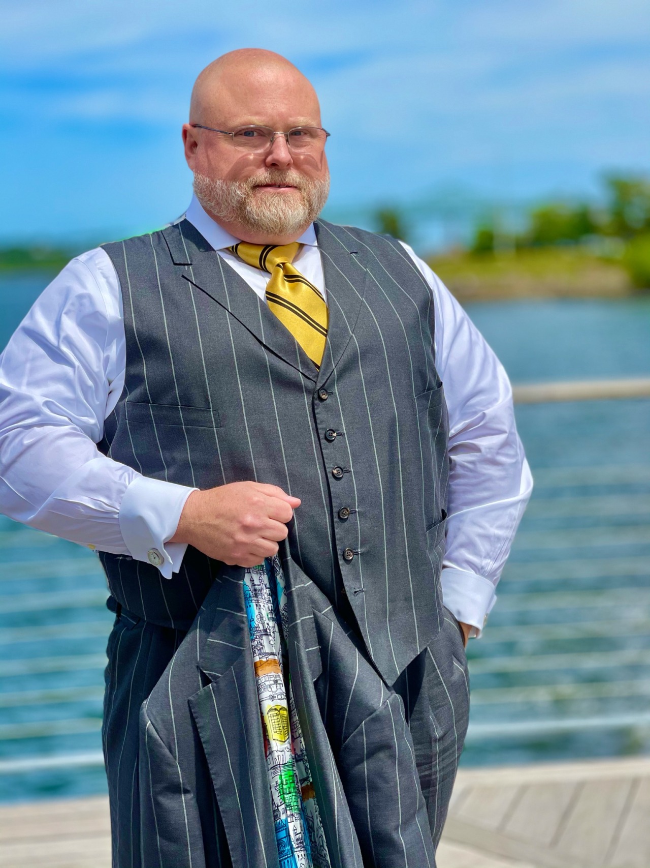 The Papa Bear of Men's Fashion — Suspenders (or Braces) and the Big Man ...