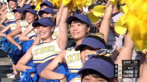 takashiiii:  チアガール、甲子園で脇毛を晒してくるｗｗｗｗｗ(※画像あり) : VIPワイドガイド