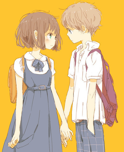 Cute anime couple ^-^: Photo