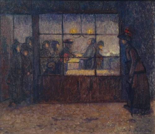 Fried Fish Shop  -    Stanislawa de Karlowska  1907Polish 1876-1952