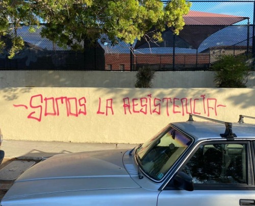 &ldquo;We are the resistance&rdquo; Spotted in Santa Barbara, California